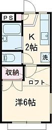 間取図画像 1K