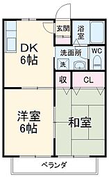 間取図画像 2DK