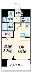 プレサンス東淀川駅前プローシェ 13階1DKの間取り