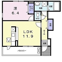 間取図画像 1LDK