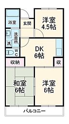 間取図画像 3DK