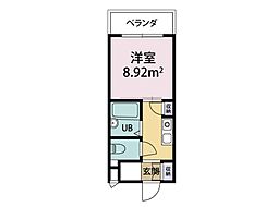 メゾンＩＺＵＭＩ−ＴＵＢＯＹＡ 1階1Kの間取り