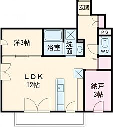 ラサハウス・アネックス 1階1SLDKの間取り
