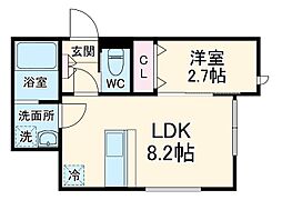 間取図画像 1LDK