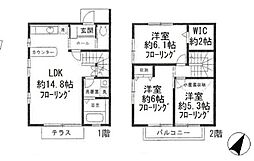 パークレジデンス三鷹 1階3LDKの間取り