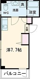 アパートメントＴＳ02 3階ワンルームの間取り