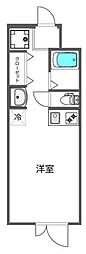 ＤｅｃｏｒＢｌｏｃｃｏ高円寺北 1階ワンルームの間取り