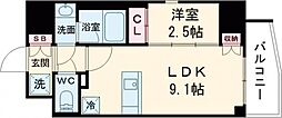 ミュプレ巣鴨駅前 6階1LDKの間取り