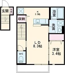間取図画像 1LDK