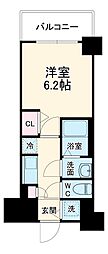 S-RESIDENCE神宮西駅前ascent 3階1Kの間取り