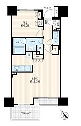 アドレシア 10階1LDKの間取り