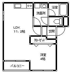 間取図画像 1LDK