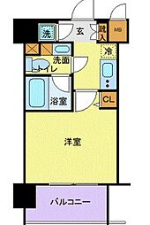 JR京浜東北・根岸線 大森駅 徒歩5分の賃貸マンション 6階1Kの間取り
