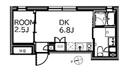 ASTILE 練馬北町 4階1DKの間取り