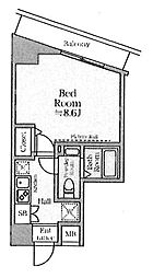 アイル　イマージュ押上イースト 1階1Kの間取り