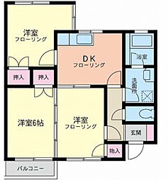 ＣＬＬエクセレンス相模台II 1階3Kの間取り