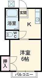 間取図画像 1K