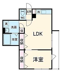 間取図画像 1LDK