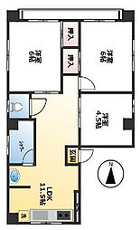 ＹＬビル 2階3LDKの間取り