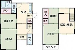 京丹波町下山貸家 1 1階5DKの間取り