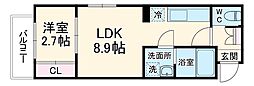 間取図画像 1K