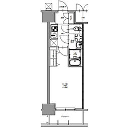 S-RESIDENCE四日市市堀木amante 14階1Kの間取り