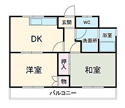 間取図画像 2DK