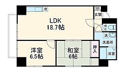 エルバーニョくろもん 4階2LDKの間取り