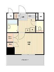 ソアブール高田馬場 3階1Kの間取り