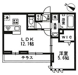 川口市戸塚3丁目新築ＰＪ 3階1LDKの間取り
