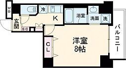 GROWS堀切菖蒲園AZ 3階1Kの間取り