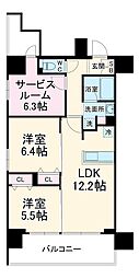間取図画像 2SLDK