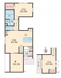 ＣＯＬＯＲＳ　ＷＩＮＧ−Ａ 1階2LDKの間取り