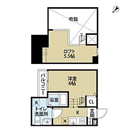 Ｂｅｌｌｅ　Ｓｗｅｅｔ　東所沢 1階ワンルームの間取り