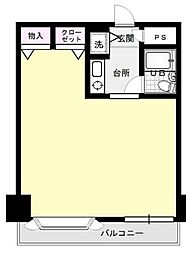 Ｑｕｅｅｎｓ　Ａｃａｄｅｍｉａ 3階1Kの間取り