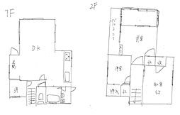 日野程久保1丁目戸建 1階4DKの間取り