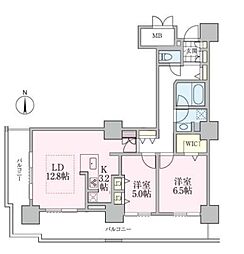 ロイヤルパークスタワー南千住 10階1SLDKの間取り