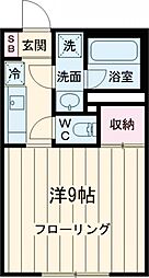 ペリドットＭＩＫＩ 1階1Kの間取り