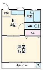 高畑駅 4.8万円