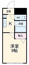 間取図画像 1K