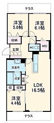 間取図画像 3LDK