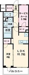 間取図画像 1SLDK