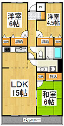 間取図画像 3LDK