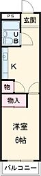 間取図画像 1K