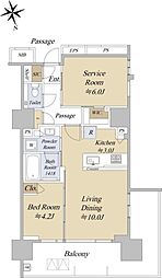 間取図画像 1SLDK