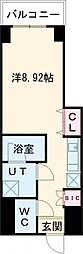 LW京都桜邸 ワンルームの間取図画像