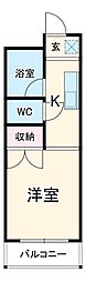 間取図画像 1K