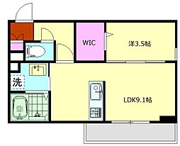 SING WITH ME 1LDKの間取図画像