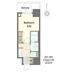 S-RESIDENCE松屋町asence 3階