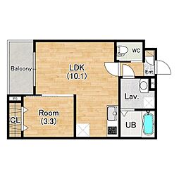 間取図画像 1LDK